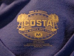 Costa Del Mar T Shirt Men’s Medium Blue Short Sleeve Graphic New With Tags