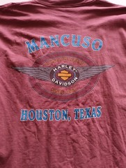 Vtg ’99 Harley Davidson Motorcycle Single Stitch Tee T-Shirt Sz XL Houston TX
