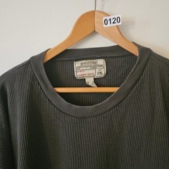 3 Waffle Knit Long Sleeve Thermal Crewneck Shirts