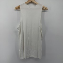 Todd Snyder Tank Top Mens S White Ribbed Tank Top KN1270422 Pima Cotton Modal