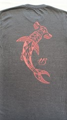 Hooked Soul Fishing Brand T-Shirt Dark Gray Hammerhead Shark Graphic Size Small