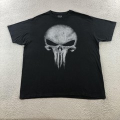 Marvel Punisher Shirt Mens 2XL Skull Graphic Tee Comic Book Superhero T-Shirt