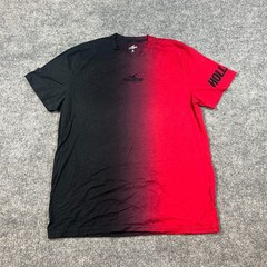 Hollister Original T-Shirt Mens XL Black Red Embroidered Logo Crew Neck Casual