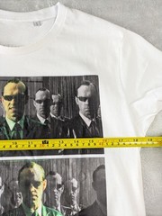 Sols T-Shirt Mens S Matrix Revolutions Graphic White Cotton Short Sleeve Unisex