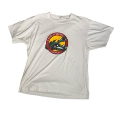 Vintage Land Systems M1A1 White T-Shirt Size X Large
