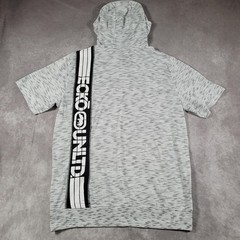 Ecko Unltd Hoodie Mens Medium White Space Dye Short Sleeve Pullover Shirt Street