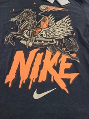 Nike x Max90 Skeleton Rider Men’s Loose Fit Black T-Shirt Size Small HF6199-010