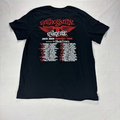 Aerosmith Peace Out Farewell Tour T-Shirt 2023 2024 Concert Black Large Tee