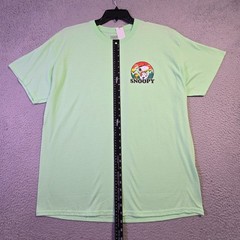 Peanuts® Hiking Snoopy t shirt Men XL Green Charlie Brown Classic Camping NWT