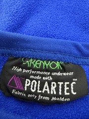 Vintage Thermal Shirt Mens Small Tight Fit Polartec Fleece Base Layer Ski