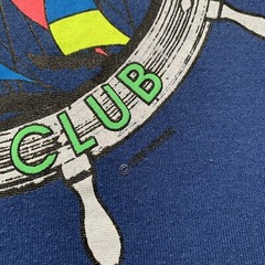 Vintage 80s Myrtle Beach Yacht Club Shirt Size M Single Stitch Sail Boat Ocean