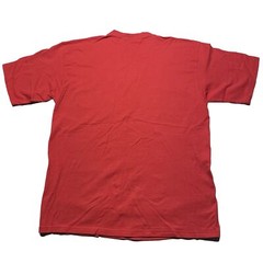 Vintage Pluma Heavyeight T-Shirt Men’s Large Red Orange USA Made Blank Hipster