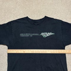 Vtg Arctic Cat Shirt Mens Large Black Snowmobile Racing Graphic Tee Tomahawk 90s