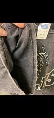 Vintage Gold’s Gym Sweatshirt Black Acid Wash XL NWT New With Tags Deadstock