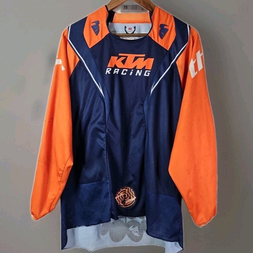 KTM Racing Long Sleeve Shirt Black Orange Size Medium Ready To Race