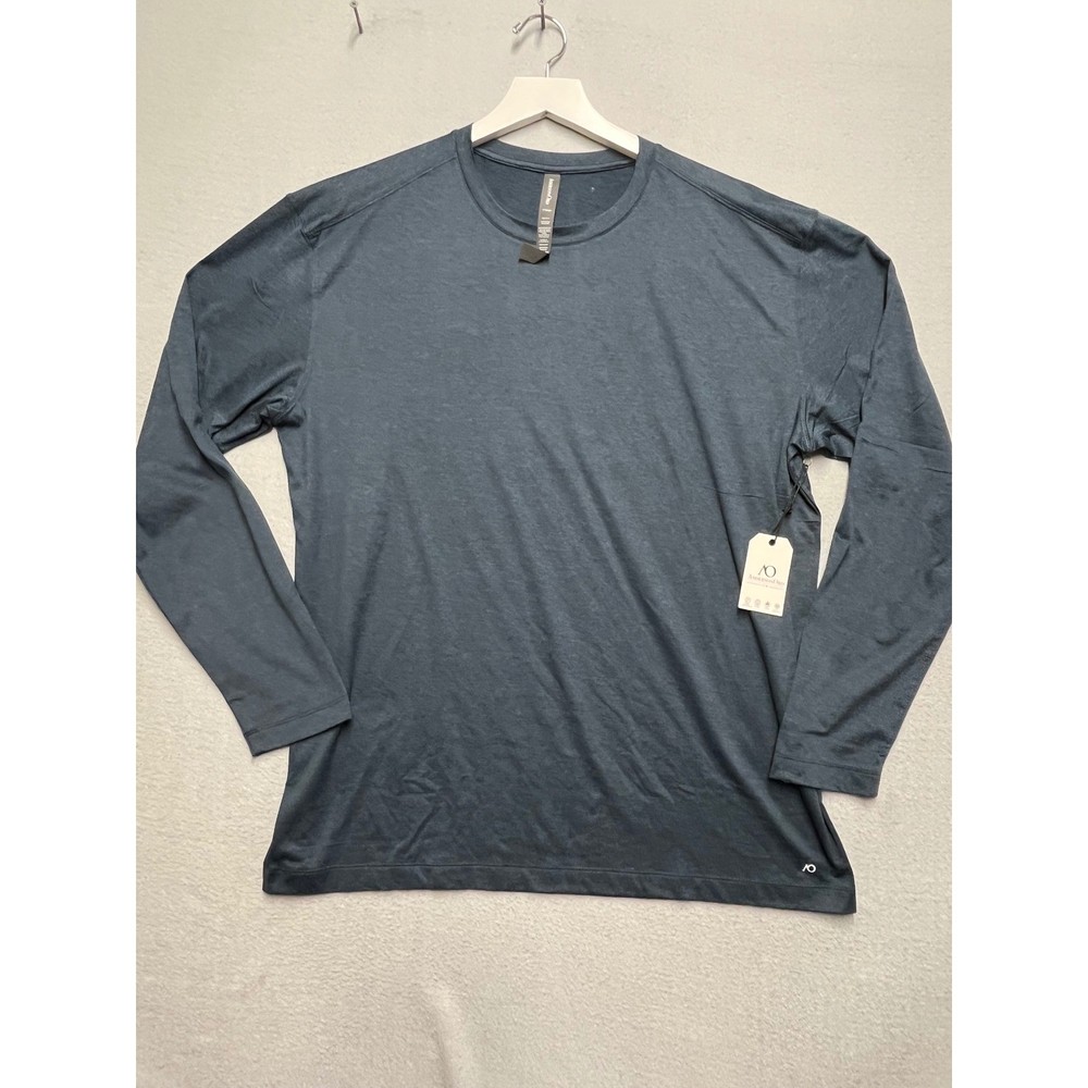 Anderson Ord Butter T Long Sleeve Shirt Navy Heather Mens XL Performance