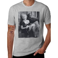 Marilyn Monroe and 2Pac Cotton Unisex Tshirt Streetwear