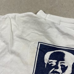Vintage RARE Mao Zedong T Shirt 1990s Size Large Double Sided Standing Up