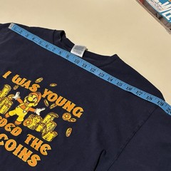 Vintage Nintendo Mario I Needed Gold Coins Video Game Y2K T-Shirt Men’s Size Med