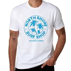 Retro Hawaiian Surf Beach Graphic Men’s T-Shirt Waikiki North Shore Style Tee