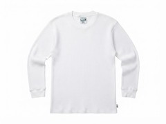 Vintage Pro Club Heavyweight Thermal Shirt Mens Small White Long Sleeve Cotton