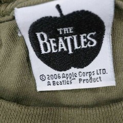 BEATLES 2006 Apple vintage T Shirt psychedelic brown John Paul George Ringo