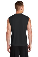 Sport Tek Sleeveless Posi Charge Competitor T Shirt Black True Royal ST352