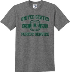 US Forest Service Crest Established 1905 Distressed Unisex T-Shirt (S-5X)