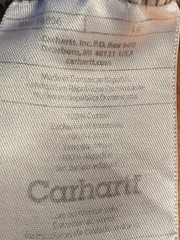 Lot of 2 Carhartt K87 Heavyweight Cotton Pocket T-Shirts Men’s L Sand & Charcoal