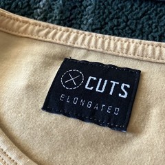 Cuts T-Shirt Lot Multicolor Curve-Hem & Split-Hem XL/L Sizes