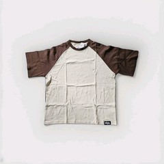 EPTM 100% Cotton T-SHirt Men’s Sz Med Cream/Brown Square Bottom Urban Mod