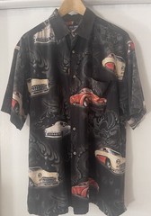 Men’s Medium Pit 25” Reel Legends Classic Cars Shirt