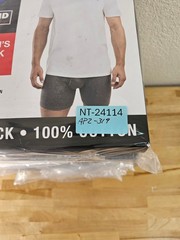 L / LARGE – WHITE – 6 PACK – Kirkland Signature Men’s Cotton Crew Neck T-Shirts