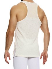 Modus Vivendi Plain Knit Vest, Sleeveless, Long Length, Racerback, Many Colours