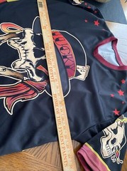 22 SPORTS SKULL TOP HAT SHIP ROCKED MIAMI TO COSTA MAYA SHIRT SZ LG vbb