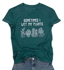 Gardening Shirts Plant Lover T Shirt Cute Gardener T Shirt Garden Graphic (M)