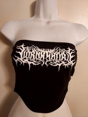 Lorna shore Tube Top crop top lornashore shirt lorna shore tank top Strapless