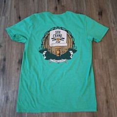 Budweiser Sox Crawl Shirt Adult Medium Green Baseball 2019 Beer Casual Mens LZ