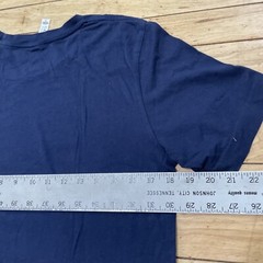 Bella Canvas ABC 123 Graphic T Shirt Men M Blue Alphabet Numeral Learning Print