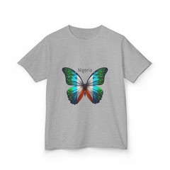Kids Tee — Colorful Butterfly ‘Nigeria’ Graphic