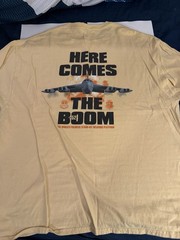 Men’s B-52 Bomber Graphic Print Cotton T-Shirt Yellow
