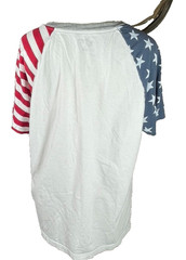 Arizona Jean Mens Shirt Extra Large Henley Two Button Cotton Stretch Multi 4th
