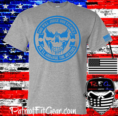 t-shirt,God will judge our enemies,Gun Rights,Molon Labe,Death Skull,Infidel