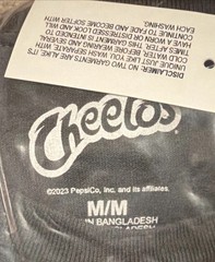 NWT Cheetos Flamin’ Hot T-Shirt Washed Black Size Men’s Medium FREE SHIPPING!