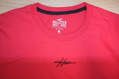 Mens Medium Hollister Must Have Collection Red Sleeveless Tee Shirt