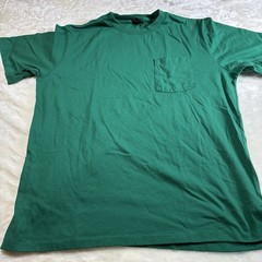 Vintage Lands End Super T Men’s Large 42-44 Pocket T Shirt 100% Cotton Made In