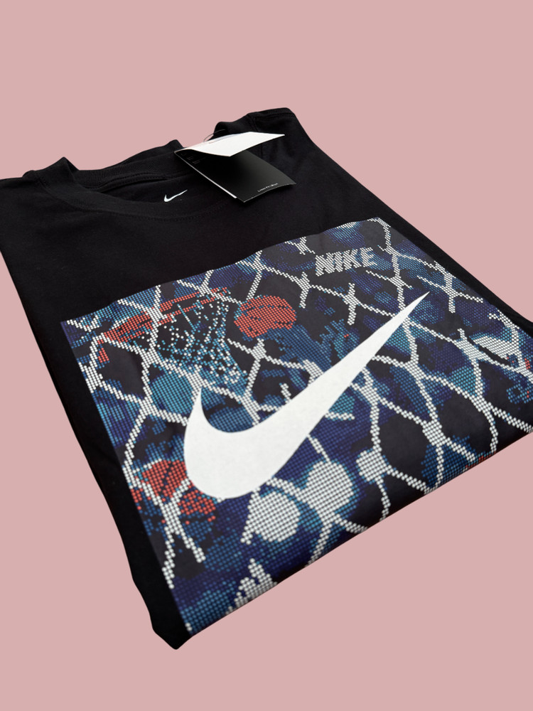 Nike Max90 Basketball T-Shirt Men’s Sz L Black Short Sleeves New $45