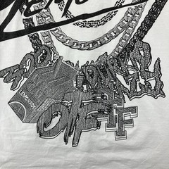 Y2K Lyrical Lemonade X OTF White Graphic T Shirt Size XL Rare Rap Tee Hip Hop