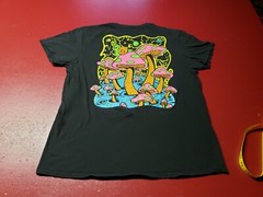 Alab Mushroom T-Shirt Blk L 100% Cotton