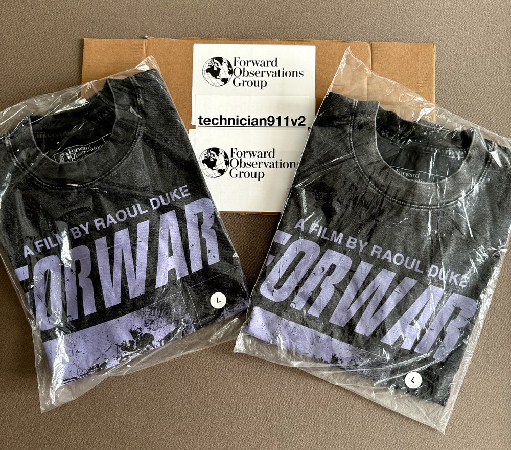 Forward Observations Group Fight Club Tee Shirt T Large FOG NEW 2024!